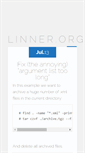 Mobile Screenshot of linner.org